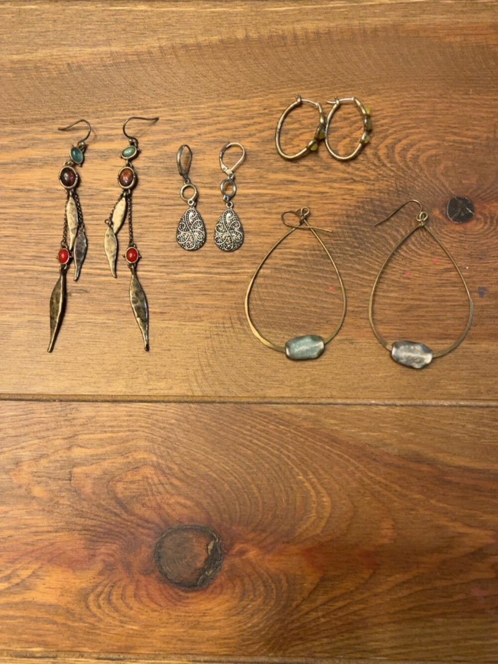 Lucky Brand Boho Earrings Bundle | 4 Pairs | Statement Jewelry
